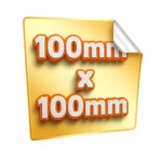 naklejki kwadratowe 100x100 mm