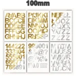 Samoprzylepny alfabet i cyfry 100 mm - miniatura Samoprzylepny alfabet i cyfry 100 mm - miniatura produktu