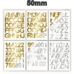 Samoprzylepny alfabet i cyfry 50 mm - miniatura Samoprzylepny alfabet i cyfry 50 mm - miniatura produktu