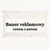 Drukowany baner reklamowy 100cm x 200cm - czytelna miniatura wariantu