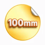 Naklejki okrągłe 100 mm naklejki okrągłe 100 mm - druk naklejek VIP Drukarnia