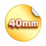 Naklejki okrągłe 40 mm naklejki okrągłe 40 mm - druk naklejek VIP Drukarnia