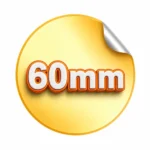 naklejki okrągłe 60 mm - druk naklejek VIP Drukarnia