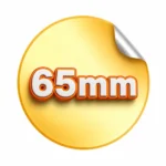 Naklejki okrągłe 65 mm naklejki okrągłe 65 mm - druk naklejek VIP Drukarnia