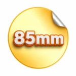 Naklejki okrągłe 85 mm naklejki okrągłe 85 mm - druk naklejek VIP Drukarnia