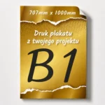 Plakat personalizowany B1 707 x 1000 mm - VIP Drukarnia